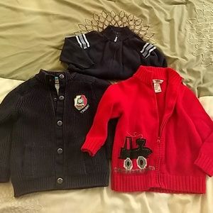 Thomas & Friends warm sweater/coat, 2 others